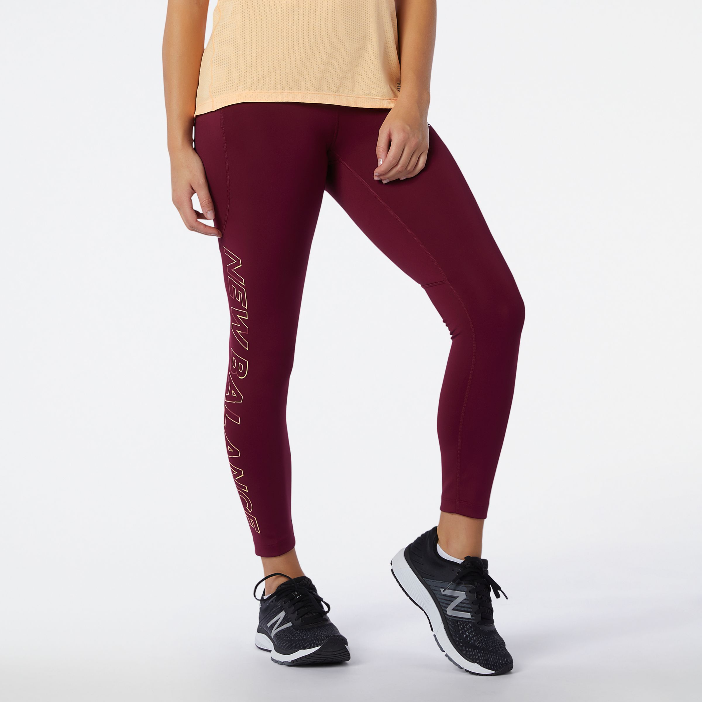 New Balance Achiever Printed Collide High-Rise 7/8 Tights - Women's